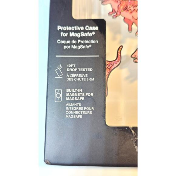 Coach Rexy Glitter Dinosaur iPhone 15 Pro Max Protective MagSafe Clear Case - Picture 2 of 6